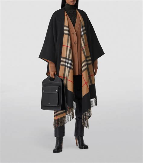 Burberry cashmere cape coat